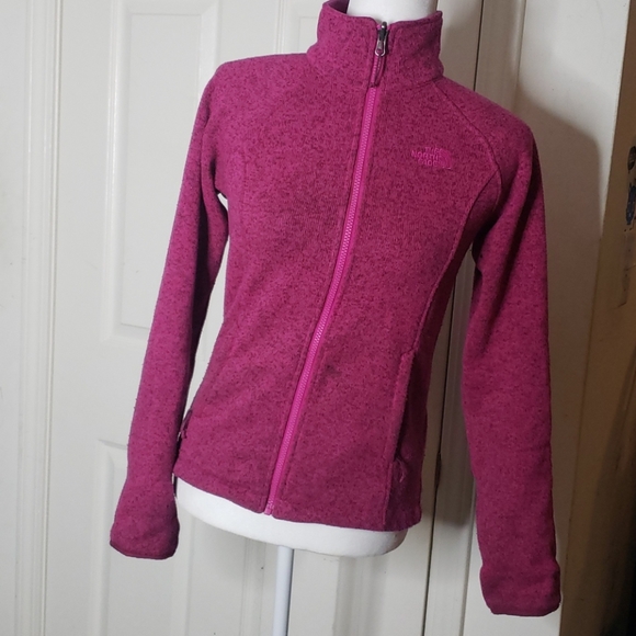 The NorthFace Pink Black Sweatshirt Size XS - Picture 2 of 9